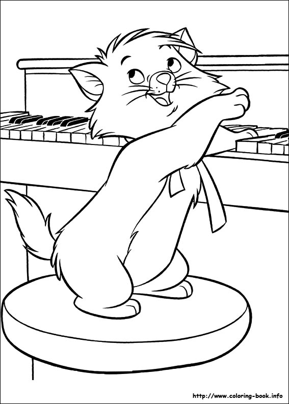 The Aristocats coloring picture